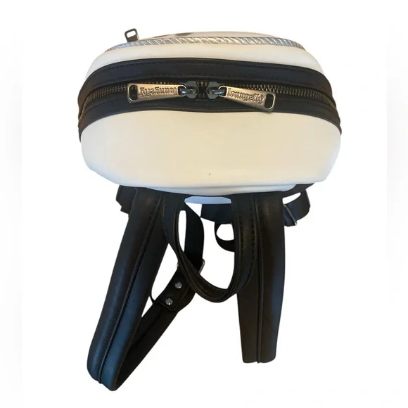 Loungefly Disney Steamboat Willie Music Cruise Mini Backpack Black & White - Picture 3 of 7